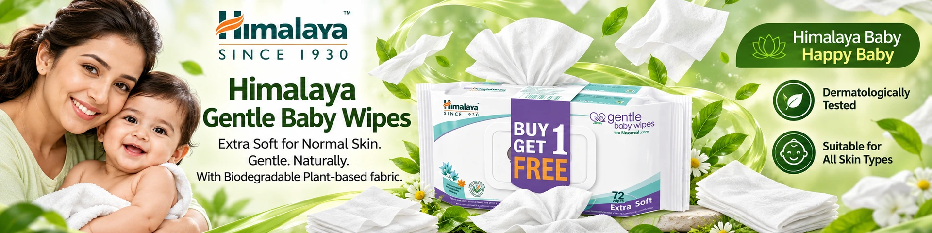 HIMALAYA Baby Wipes