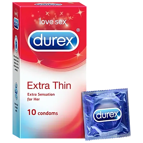 Durex Extra Thin Condoms - 10 pcs