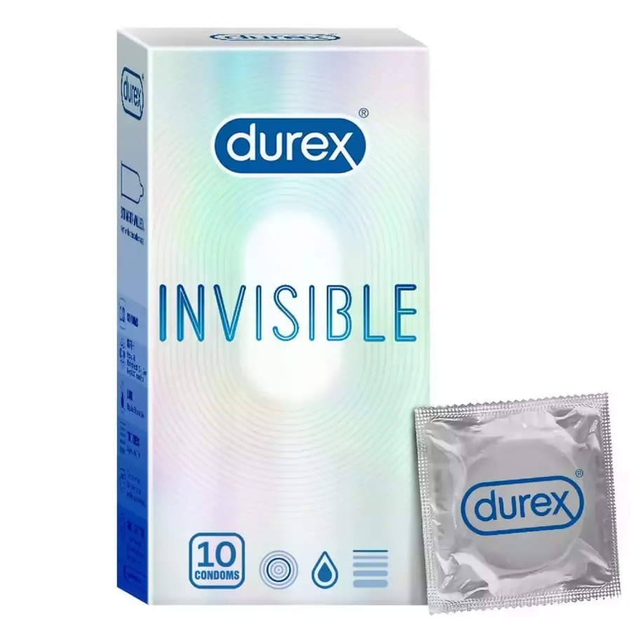 Durex Invisible Condoms - 10 pcs