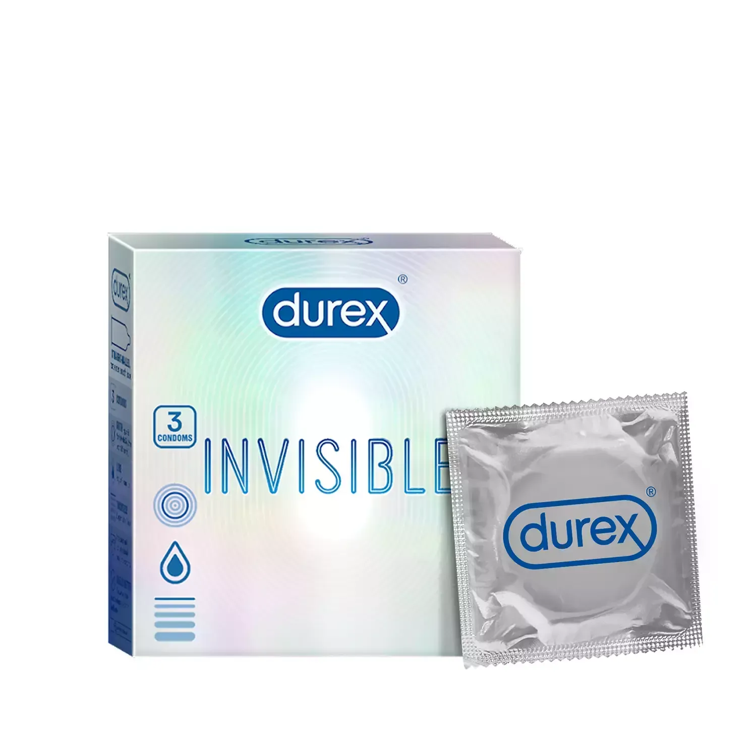 Durex Invisible Condoms- 3 pcs