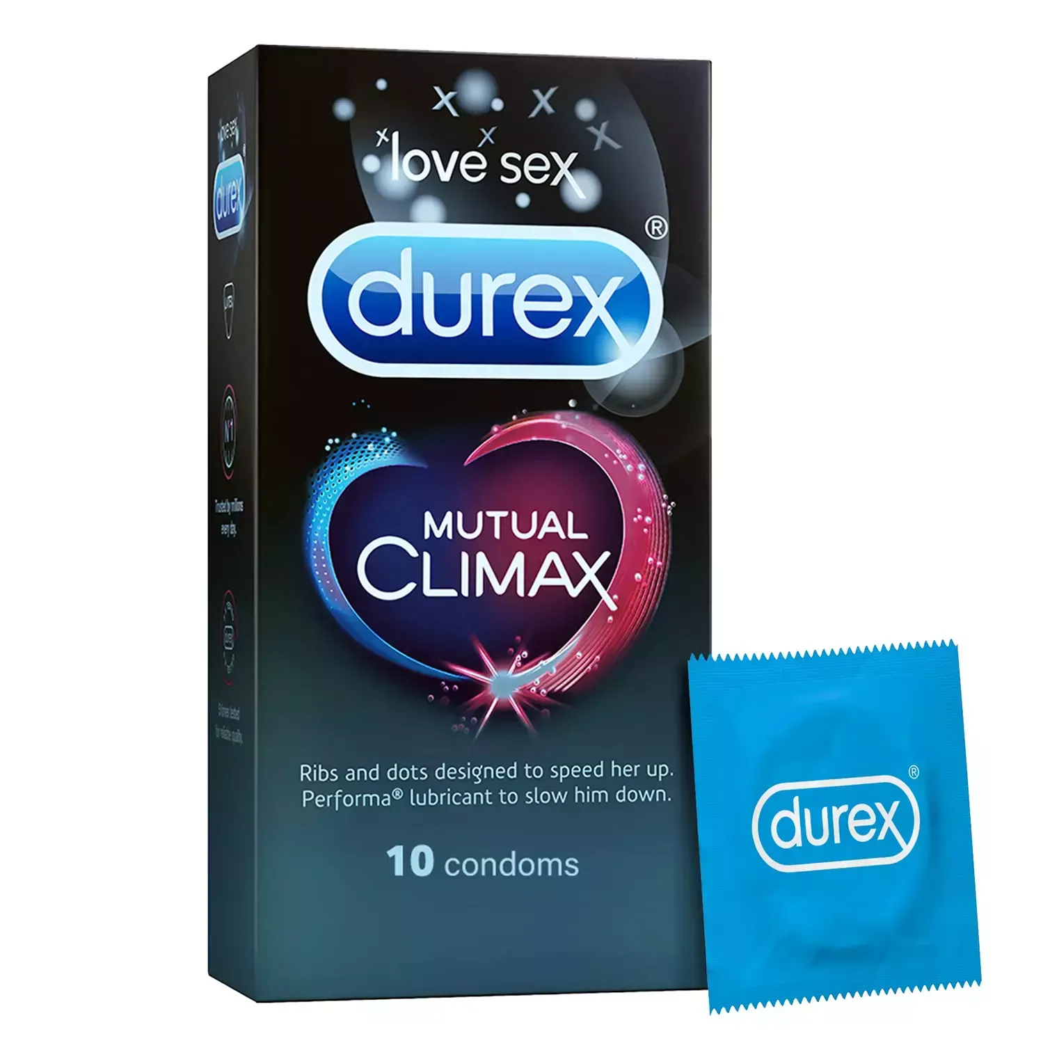 Durex Mutual Climax Condoms - 10 pcs