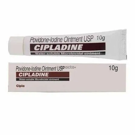 Cipladine Ointment 5% Povidone-Iodine 15g tube