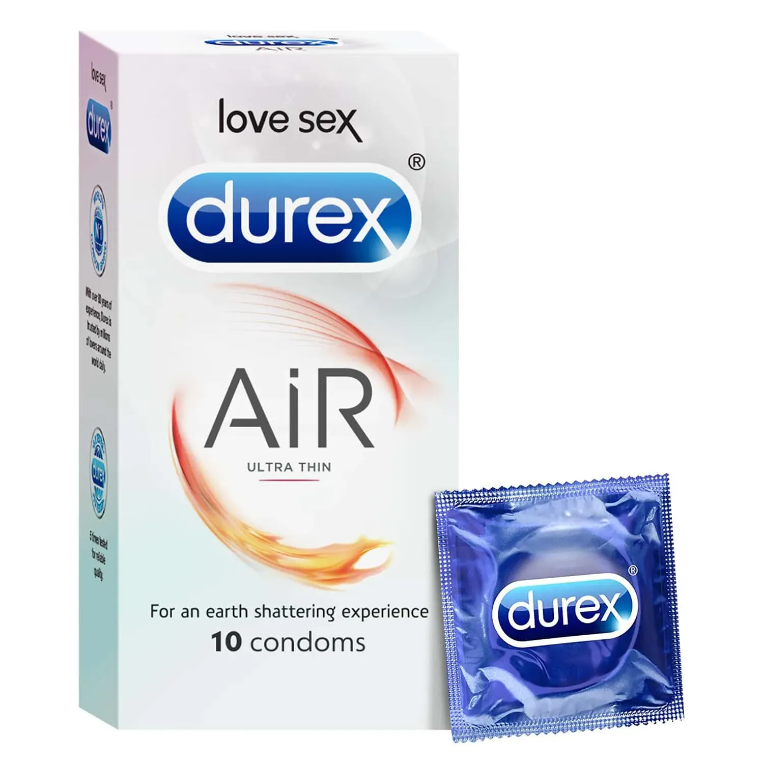 Ultra-thin condoms pack for contraception and STI prevention