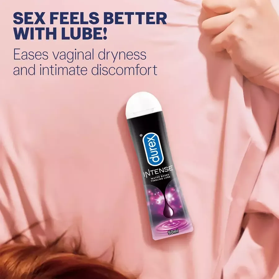 Durex Intense Water Based Tingling Lube 50ml bottle