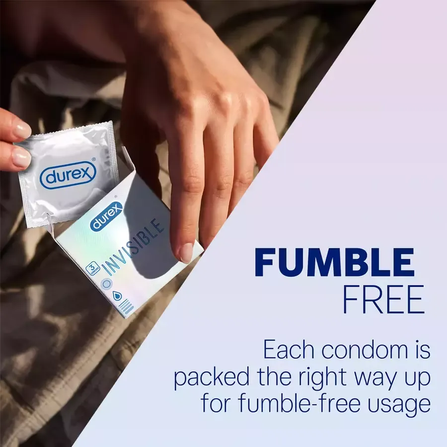 Durex Invisible condoms 10 pack box
