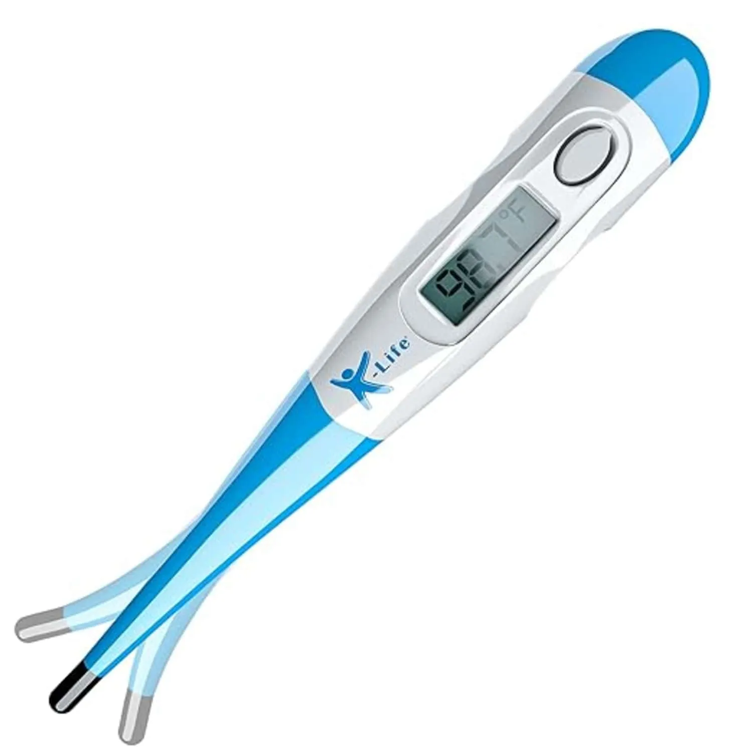 Hicks DMT 102 Digital Thermometer White - clinical thermometer with flexible tip and LCD display