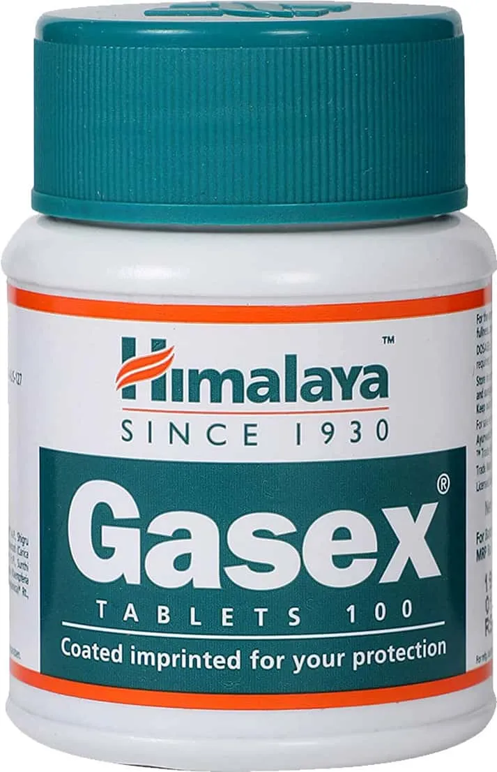 Himalaya Gasex Tablet 30s strip for gas and digestion