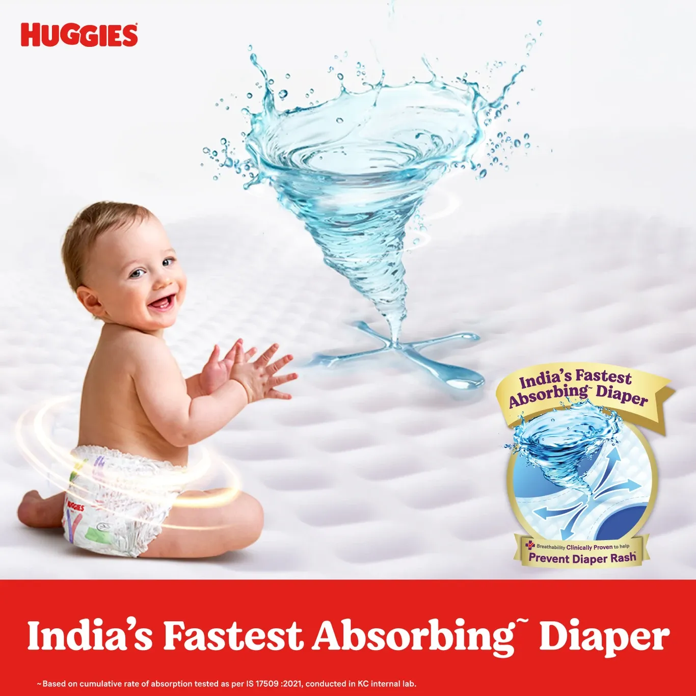 Huggies Complete Comfort Wonder Pants L size 42 count pack for babies 9-14 kg