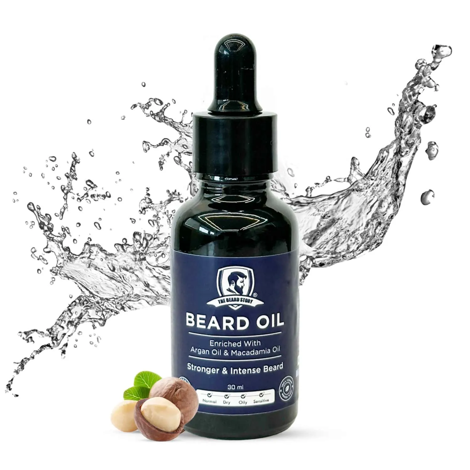 Mancode Ayurvedic Beard Growth Oil 30ml bottle for facial hair growth