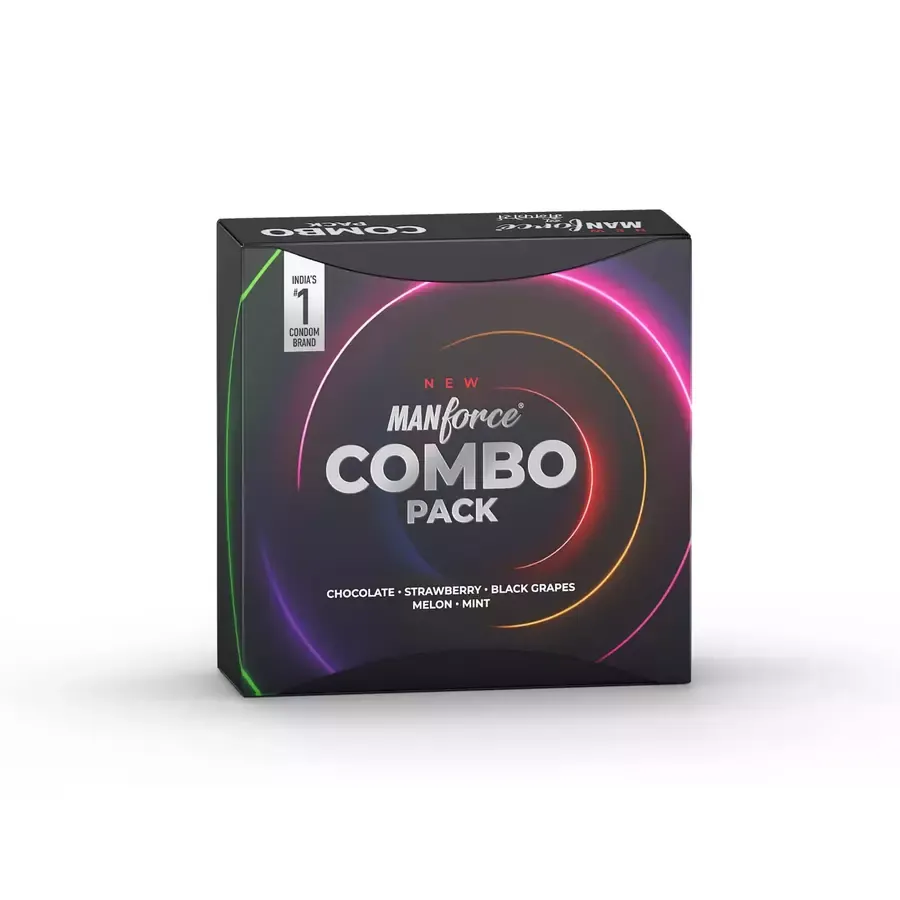 Manforce Combo Pack 20 condoms assorted flavors