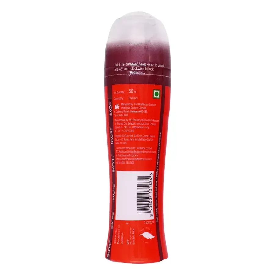 Skore Strawberry Lubricant 50ml bottle front view