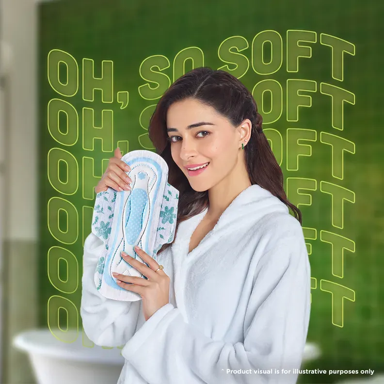 Whisper Ultra XL sanitary pads 30 count pack for heavy flow leak protection