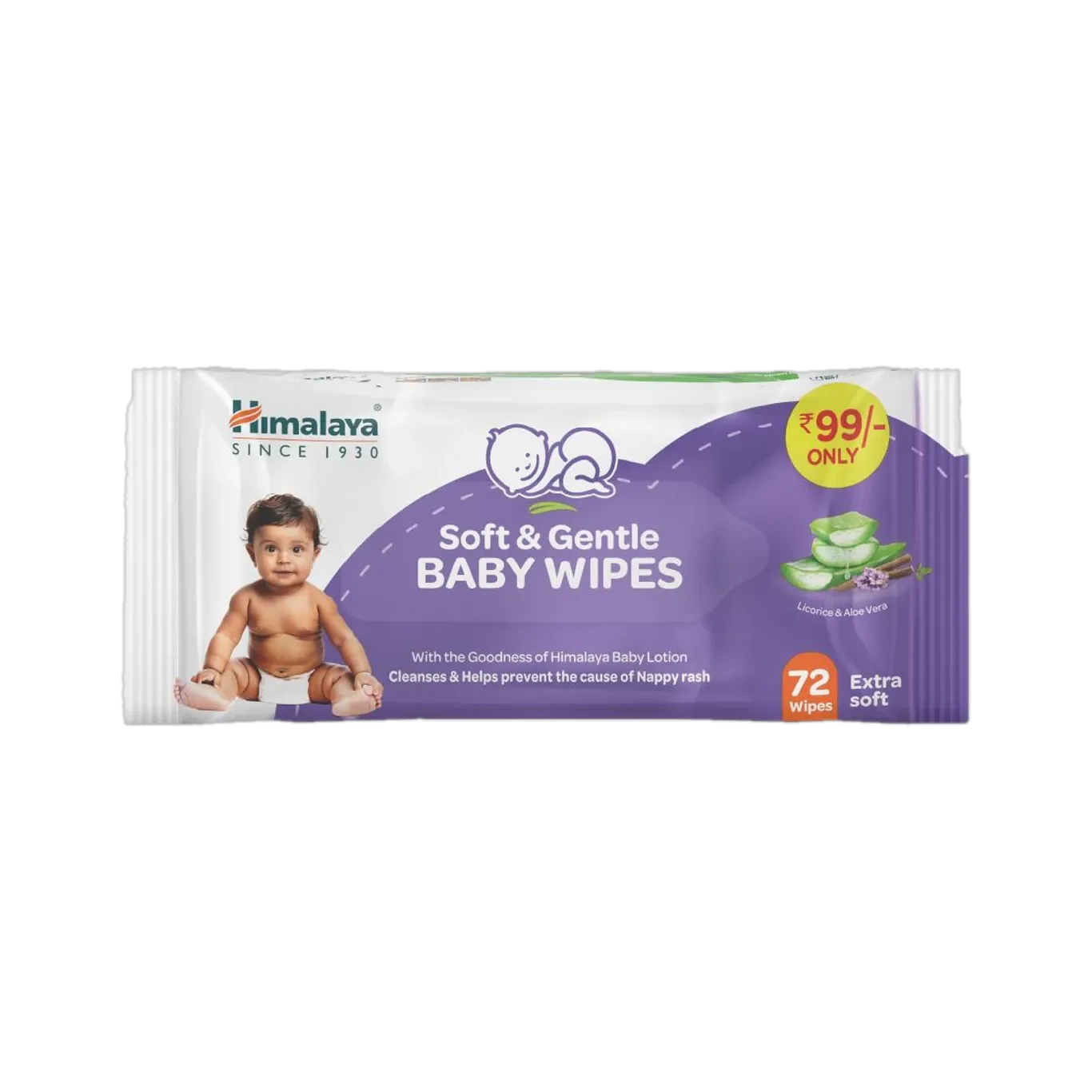 HIMALAYA Soft & Gentle Baby Wipes