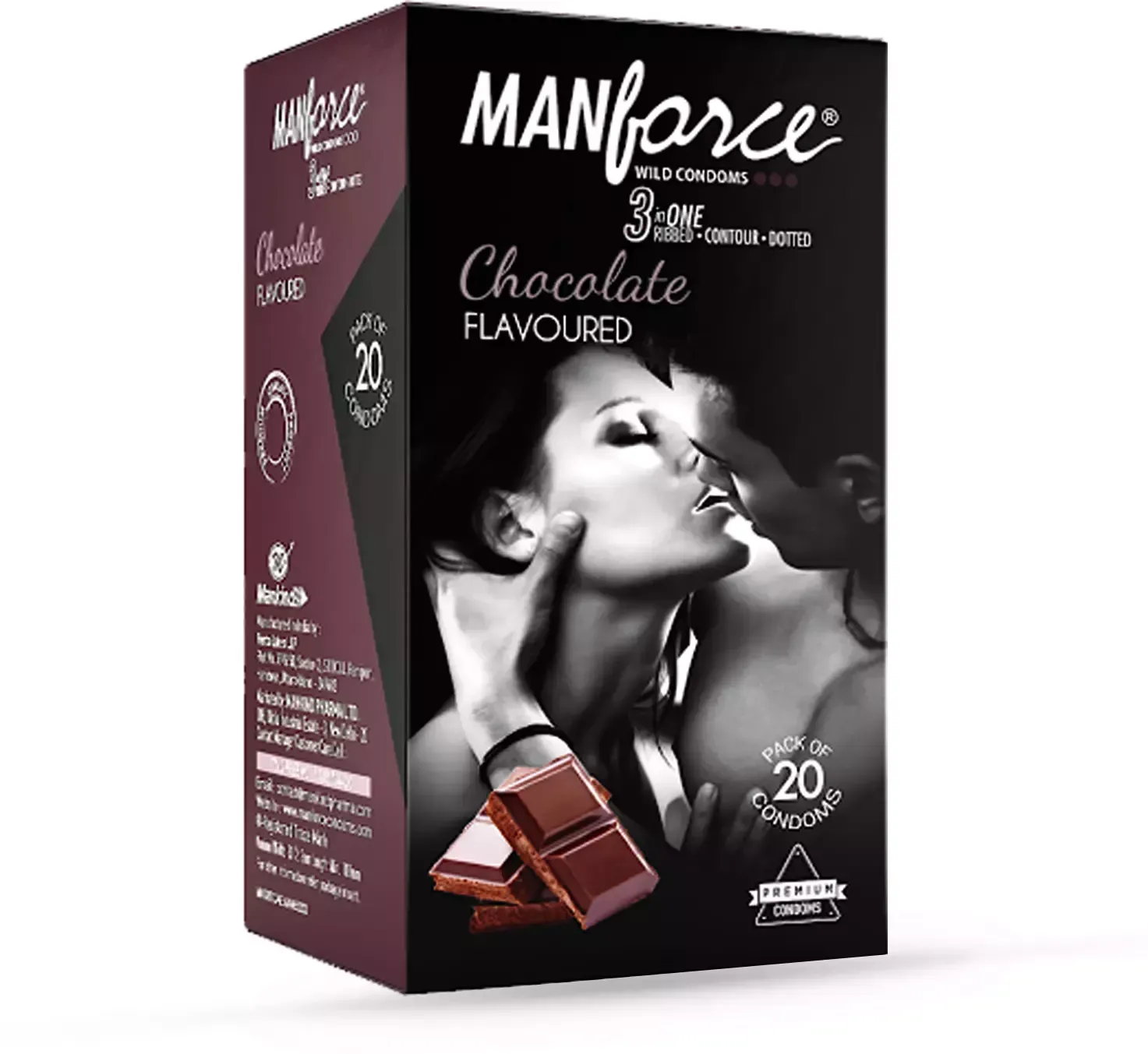 Manforce Wild Chocolate Condoms 20 pcs