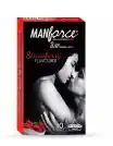 Manforce 1500 Dots Xotic Condom with Flavour Strawberry