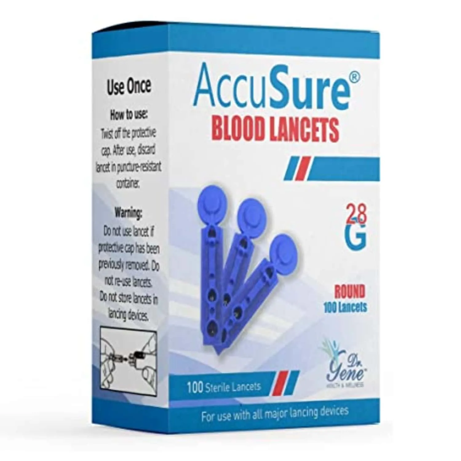 Microlet Colored Lancet (Only Lancets) | Silicone-coated | Diabetes Monitoring Devices