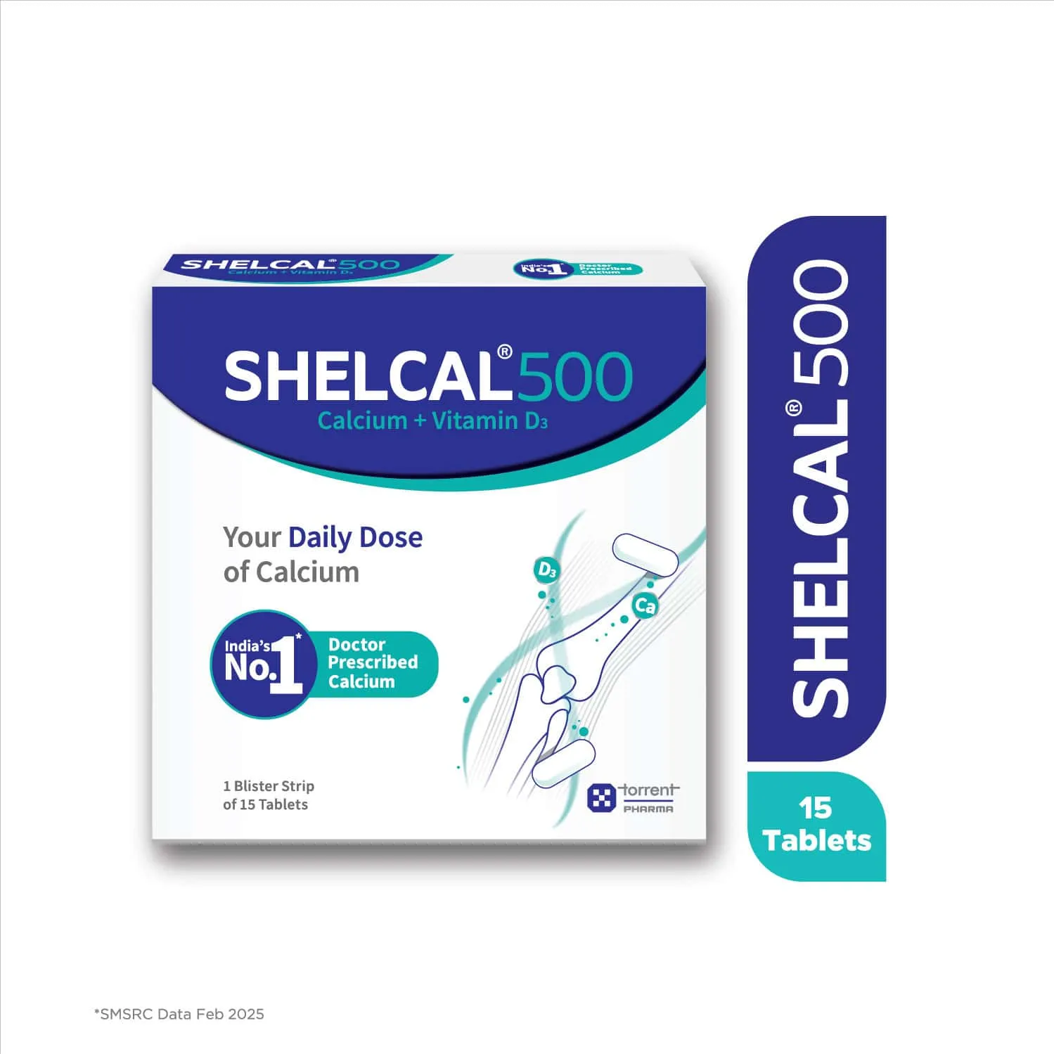 Shelcal 500 Calcium+Vitamin D3 Tablet