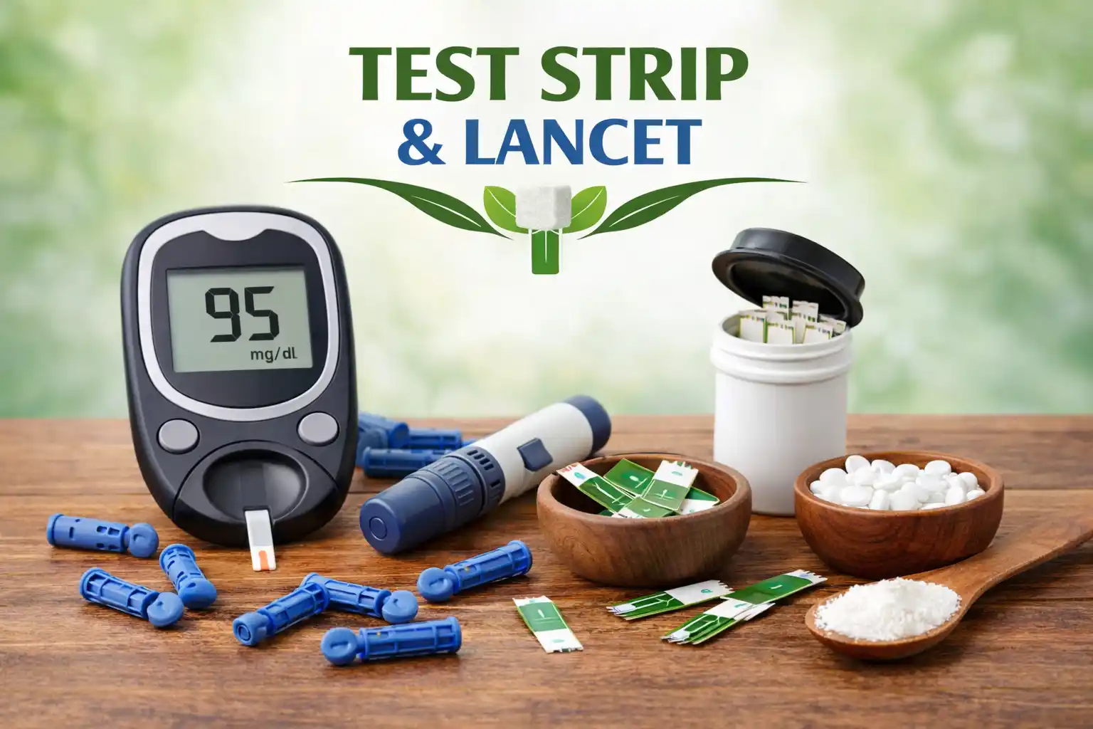 Test Strip And Lancet
